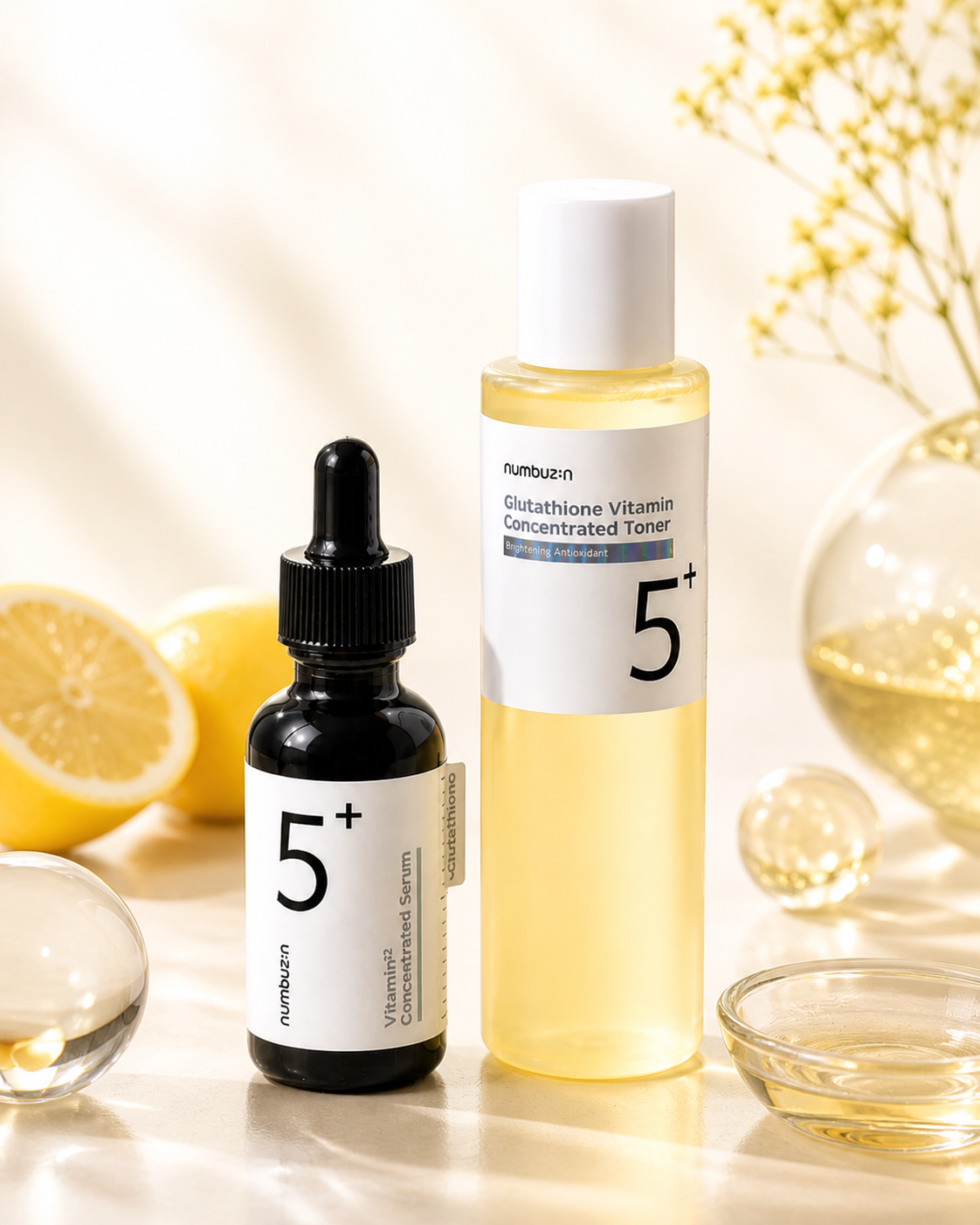 Vitamin Boost Duo- No. 5+ toner og serum